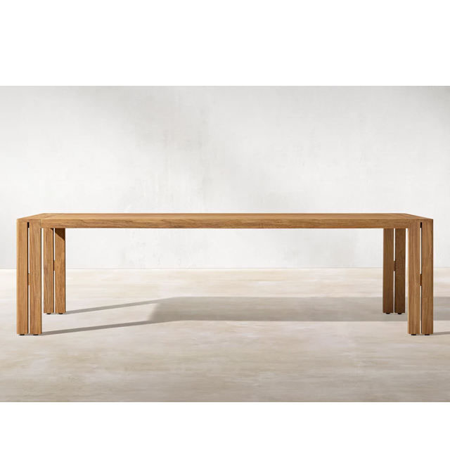 Classic Teak Patio Rectangle Dining Table
